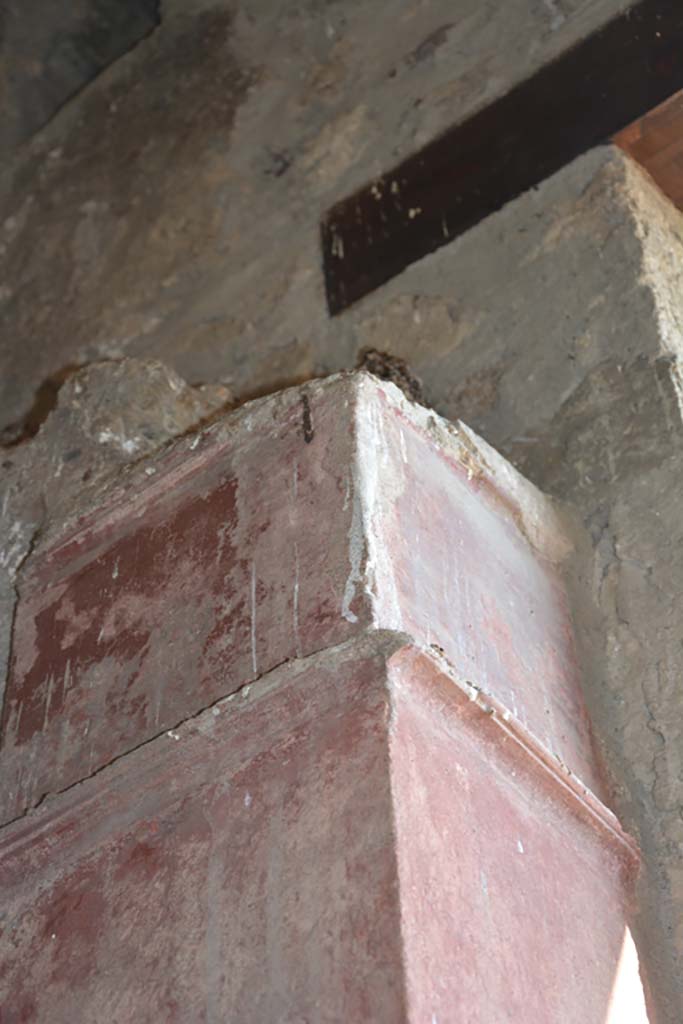 VI.14.38 Pompeii. September 2019. Detail from east wall of cubiculum.
Foto Annette Haug, ERC Grant 681269 DÉCOR.

