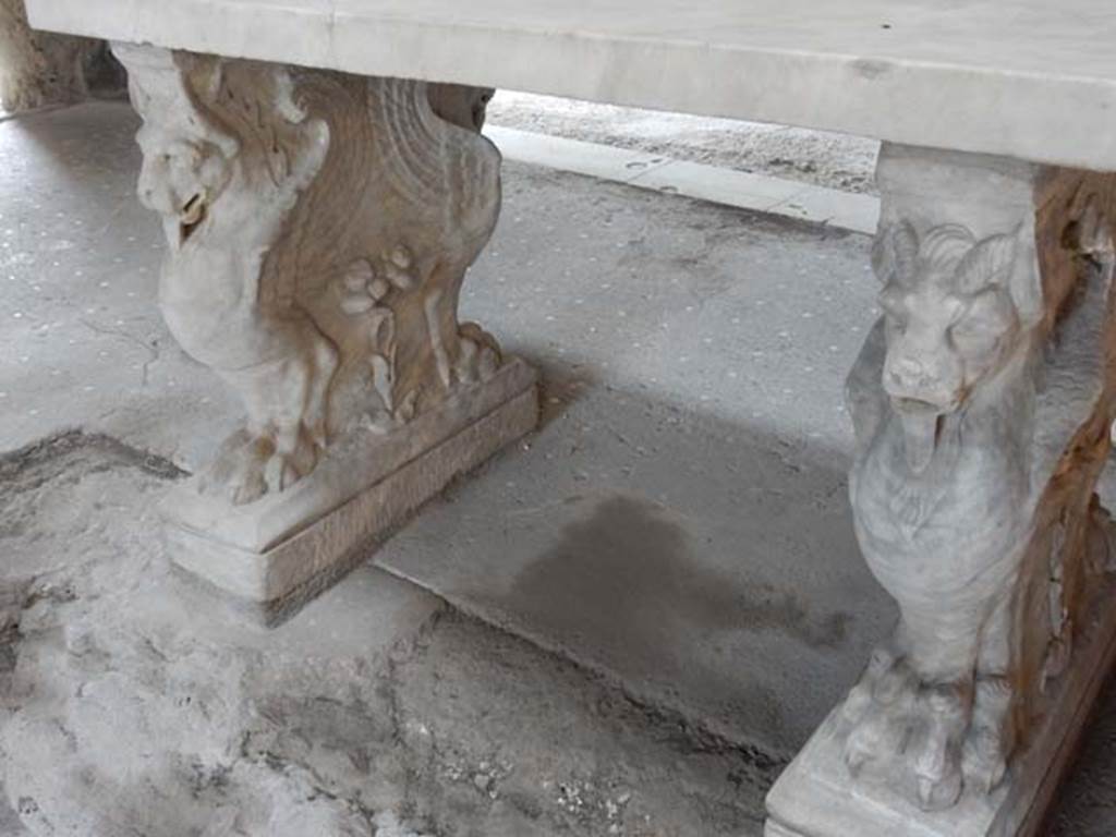 VI.15.8 Pompeii. May 2015. Looking south-west towards marble table. Photo courtesy of Buzz Ferebee.



