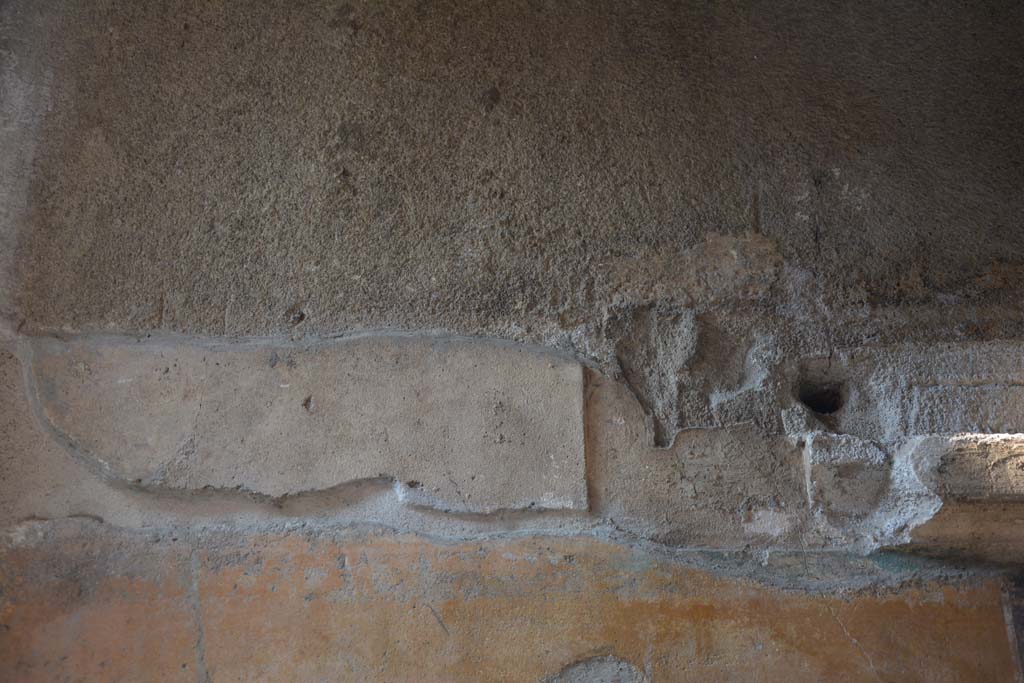VI.16.7 Pompeii. March 2019. Cubiculum D, upper north wall at west end.
Foto Annette Haug, ERC Grant 681269 DÉCOR.
