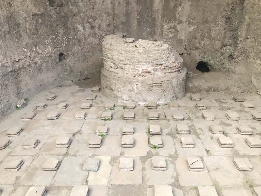 VII.1.8 Pompeii. April 2019. Flooring at west end of men’s calidarium 5. Photo courtesy of Rick Bauer.