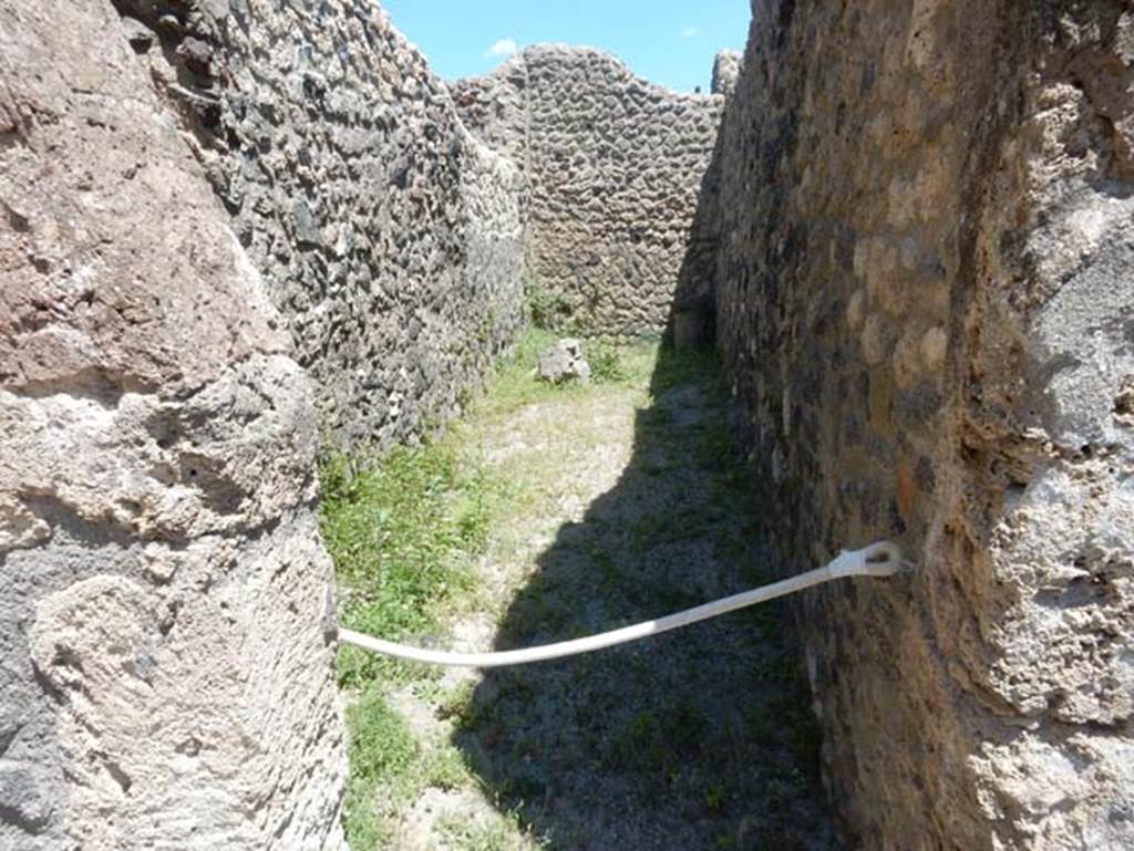 VII.1.47 Pompeii. May 2017. Looking east into room on north-east side of peristyle 19.
Photo courtesy of Buzz Ferebee.
