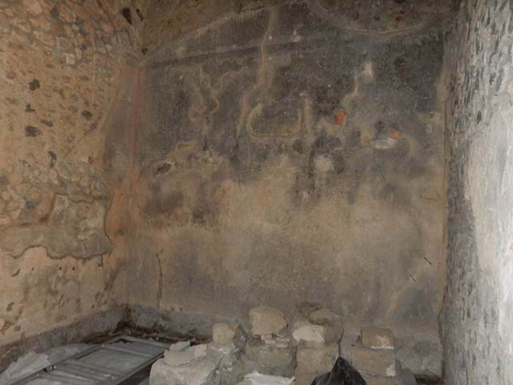 VII.1.47 Pompeii. May 2017. Interior painted plaster of small room 22.  Photo courtesy of Buzz Ferebee.
