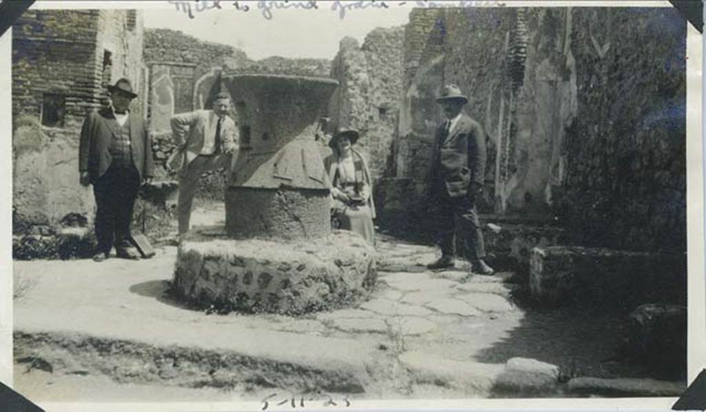 VII.2.22 Pompeii. Looking east across mills. Old undated photograph. Courtesy of Society of Antiquaries. Fox Collection.

