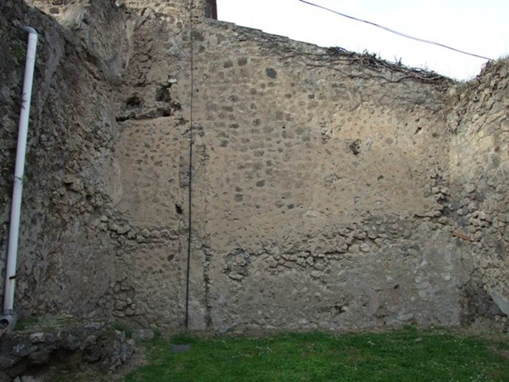 VII.2.46 Pompeii.  December 2007.  North wall.