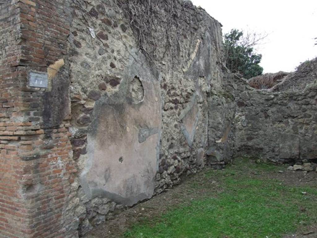 VII.3.17 Pompeii. December 2007. South wall.