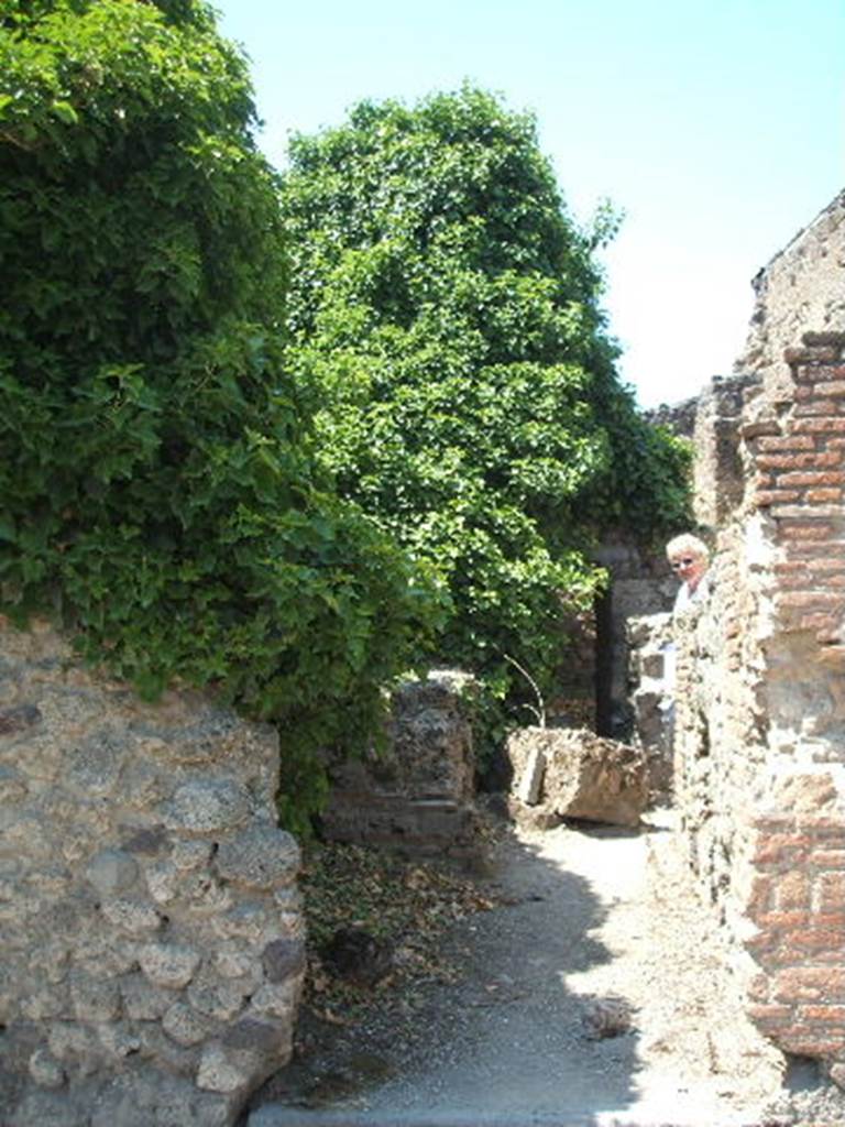 VII.4.40 Pompeii. May 2005.  Looking west.