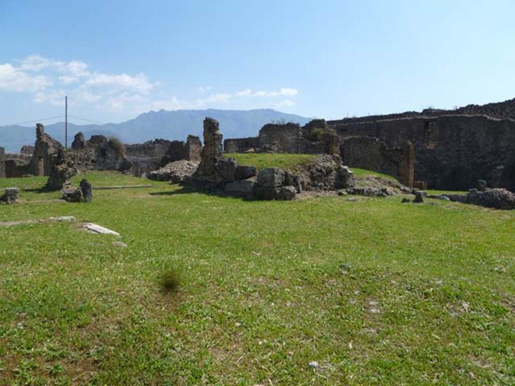 VII.6.7 Pompeii. May 2011. Looking south-west across site of atrium. Photo courtesy of Michael Binns.