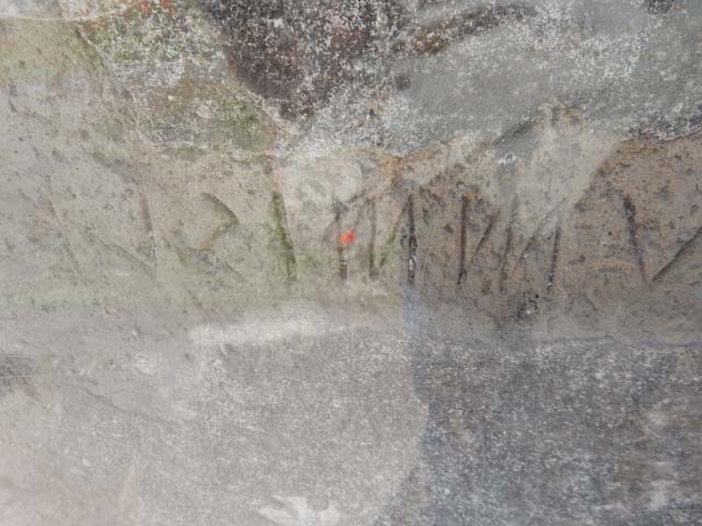 VII.7.32 Pompeii. May 2018. Detail of inscription. Photo courtesy of Buzz Ferebee.