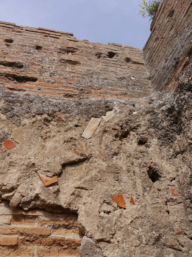 VII.9.2 Pompeii. March 2019. Upper north-east corner of cella.
Foto Anne Kleineberg, ERC Grant 681269 DÉCOR.
