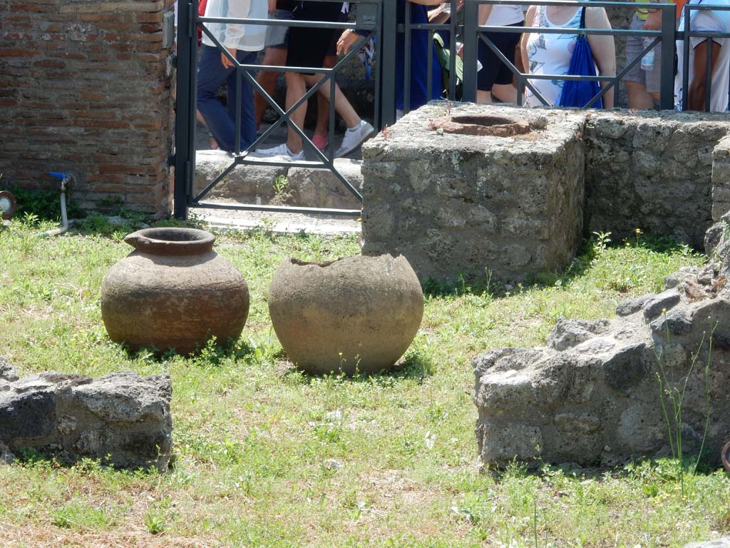 VII.16.7 Pompeii. June 2019. Looking south across bar-room from rear room, towards entrance doorway.  
Photo courtesy of Buzz Ferebee.
