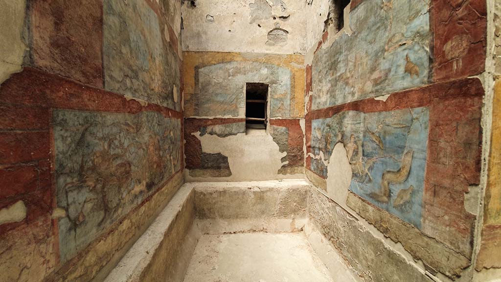 VII.16.a Pompeii. July 2021. Room 9, south wall.
Foto Annette Haug, ERC Grant 681269 DÉCOR.

