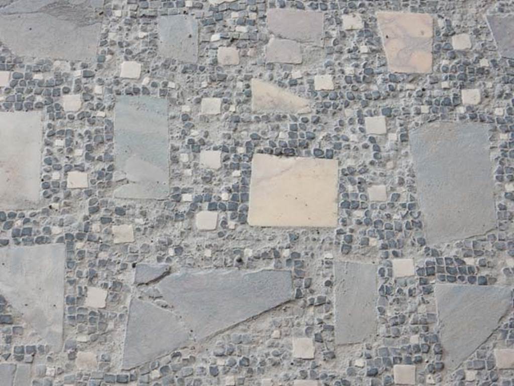 VIII.2.1 Pompeii. May 2018. Detail of flooring in atrium. Photo courtesy of Buzz Ferebee.