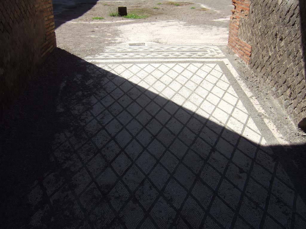 VIII.2.16 Pompeii. September 2005. Mosaic floor in fauces.