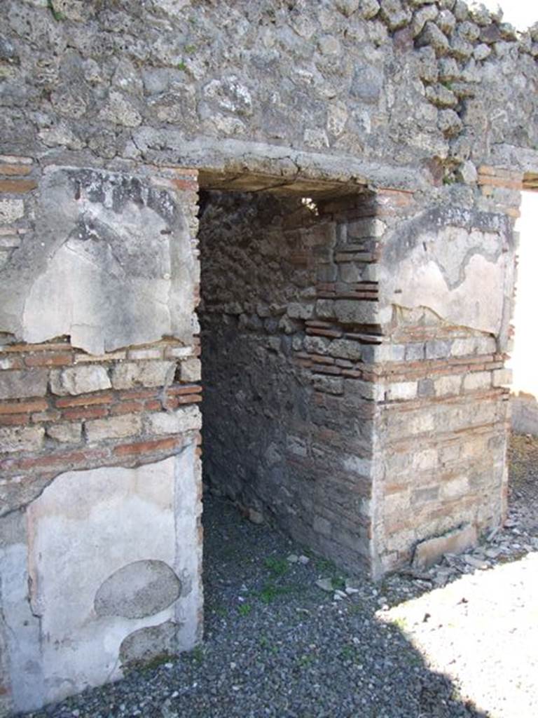 VIII.5.39 Pompeii. March 2009. Doorway to room 4, corridor leading to kitchen 3.