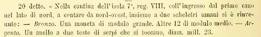 Notizie degli Scavi, May 1882, p.396
