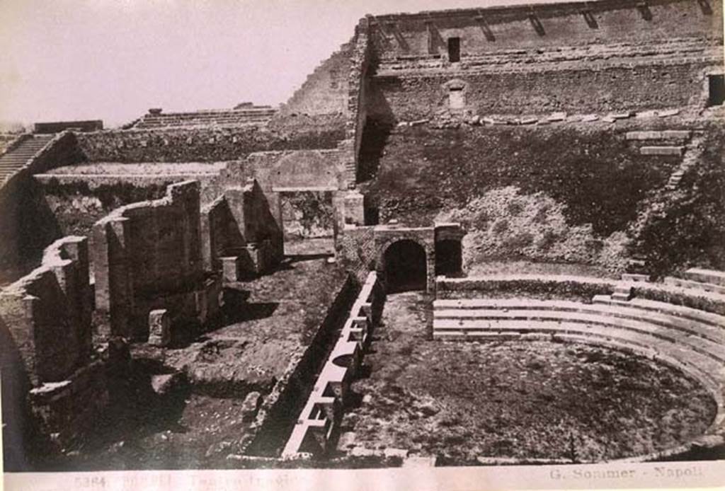 VIII.7.20 Pompeii. Photograph by Sommer, c.1870’s. Photo courtesy of Rick Bauer