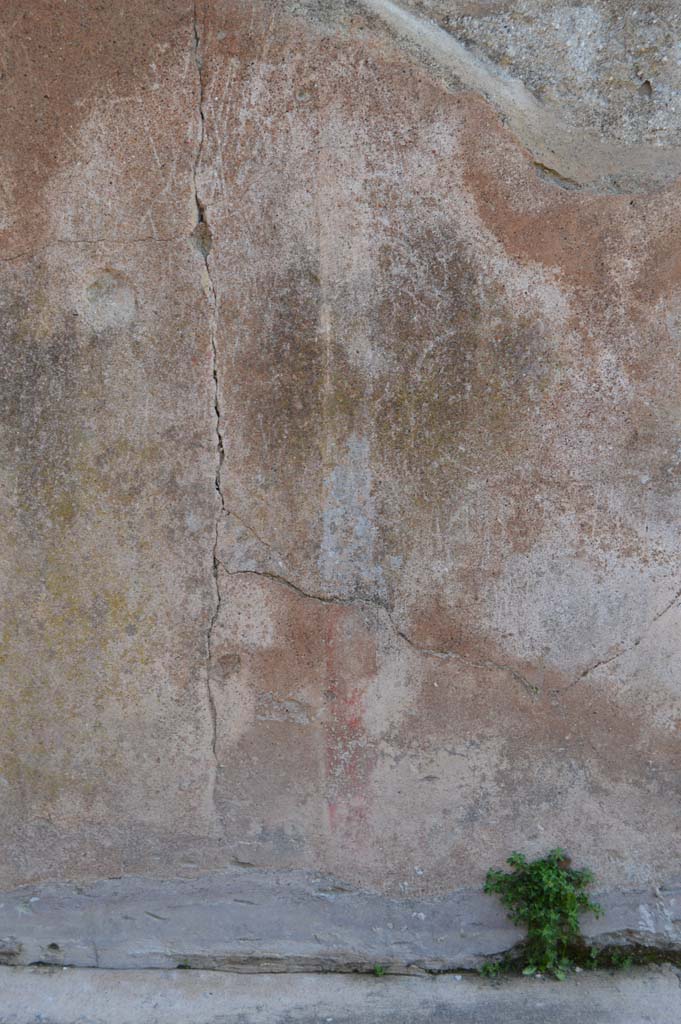 IX.2.27 Pompeii. March 2019. Detail of painted decoration on east side of entrance doorway.
Foto Taylor Lauritsen, ERC Grant 681269 DÉCOR.

