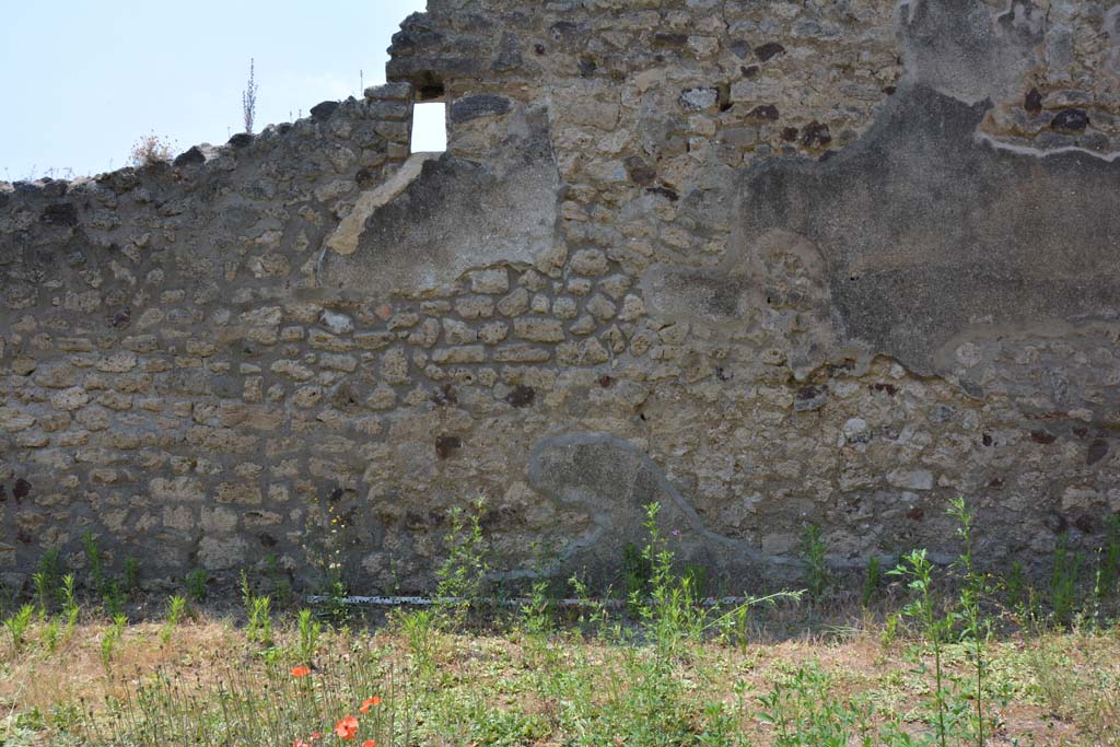 IX.5.6 Pompeii. May 2017. Room u, continuation of west wall further northwards.  
Foto Christian Beck, ERC Grant 681269 DÉCOR.
