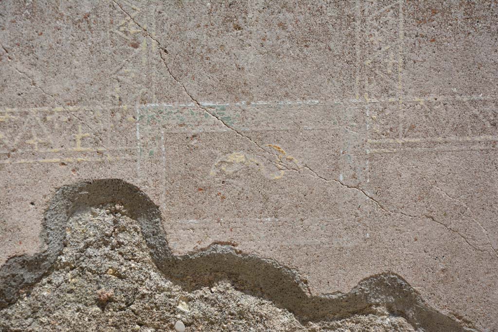 IX.5.6 Pompeii. May 2017. Room a, detail of painted decoration on east wall. 
Foto Christian Beck, ERC Grant 681269 DÉCOR.
