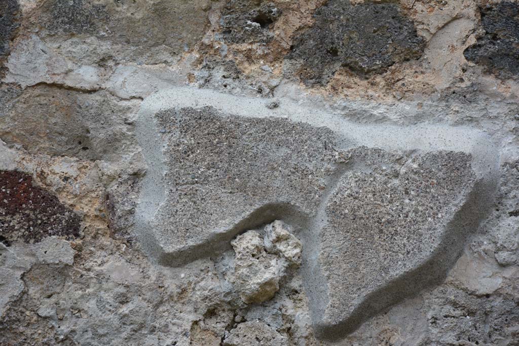 IX.5.10 Pompeii. May 2017. Detail from east wall towards south end.
Foto Christian Beck, ERC Grant 681269 DÉCOR.
