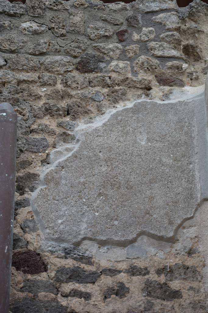 IX.5.10 Pompeii. May 2017. Detail from upper east wall in south-east corner.
Foto Christian Beck, ERC Grant 681269 DÉCOR.
