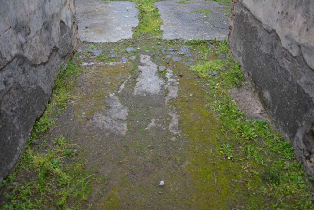IX.5.11 Pompeii. March 2017. Entrance corridor/fauces, looking south across flooring. 
Foto Christian Beck, ERC Grant 681269 DÉCOR.
