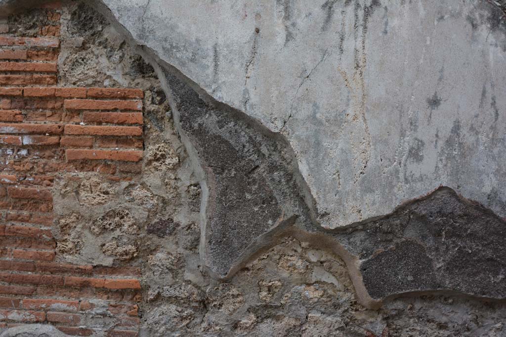 IX.5.11 Pompeii. May 2017. Room a, detail from east wall at north end.
Foto Christian Beck, ERC Grant 681269 DÉCOR.

