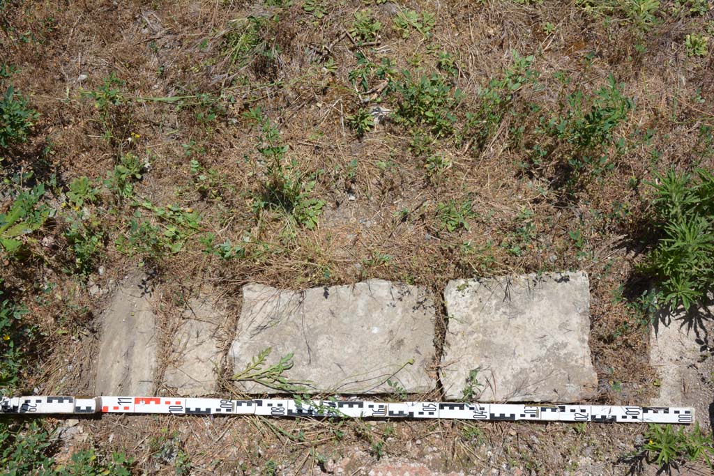 IX.5.18 Pompeii. May 2017. Room p, detail of doorway threshold from room p.
Foto Christian Beck, ERC Grant 681269 DÉCOR.
