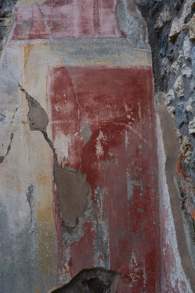 IX.5.18 Pompeii. March 2017. Room o, west wall in north-west corner.
Foto Christian Beck, ERC Grant 681269 DÉCOR.

