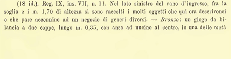 Notizie degli Scavi di Antichità, 1912, p. 333.