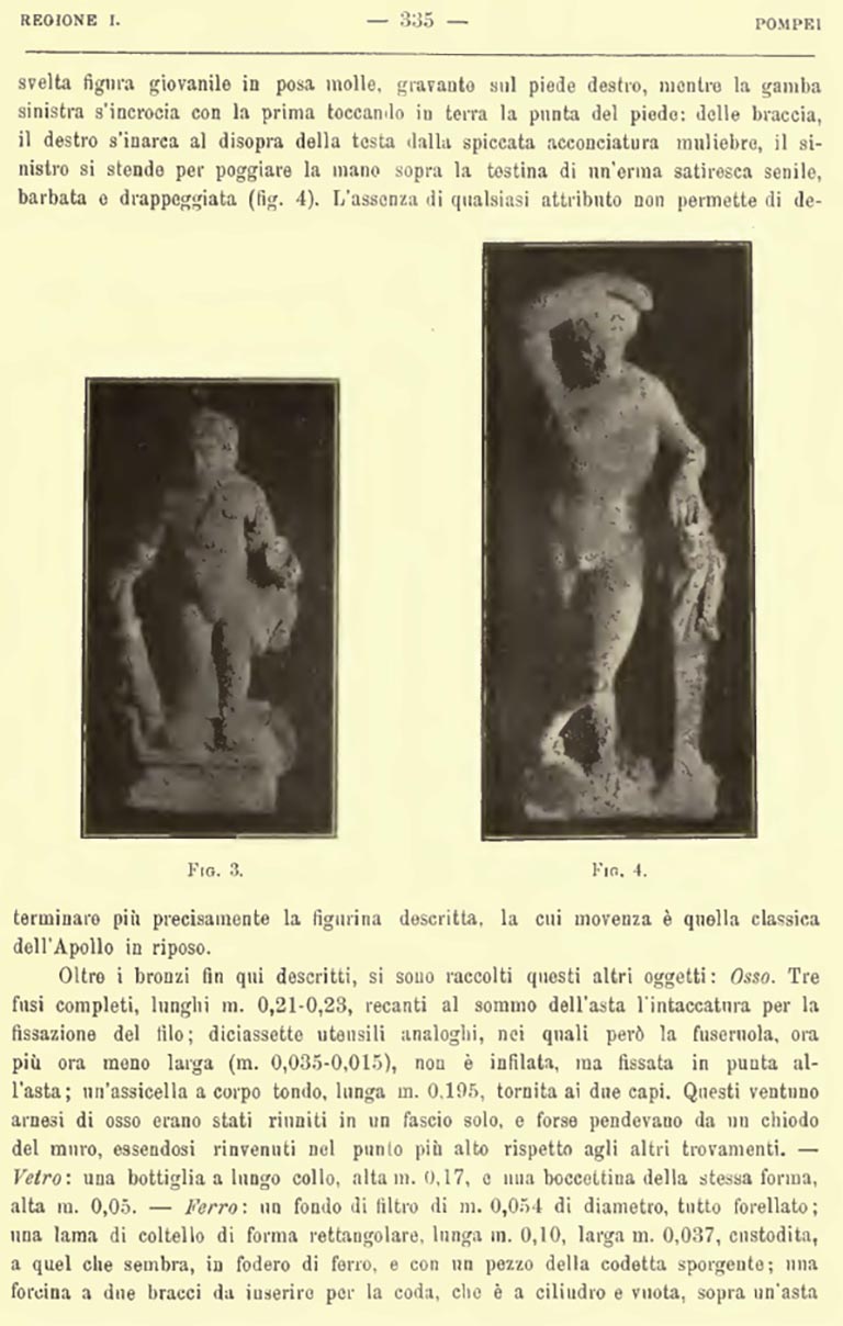 Notizie degli Scavi di Antichità, 1912, p. 335.