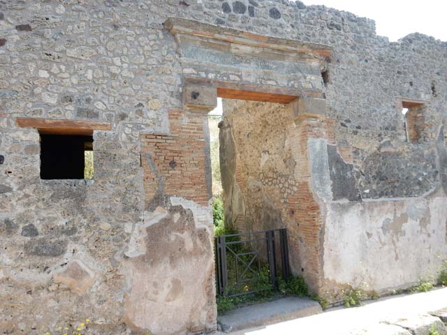 IX.7.16, Pompeii. December 2007. Looking east along entrance corridor, into the unexcavated/reburied.