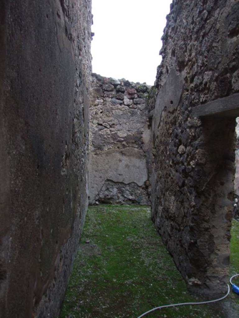 IX.8.6 Pompeii. March 2009.  Room  41, corridor, looking north, with doorway to room 42, corridor.