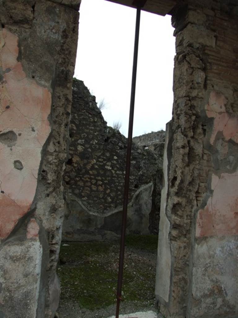 IX.8.6 Pompeii. March 2009.  Doorway to Room 6, Cubiculum.