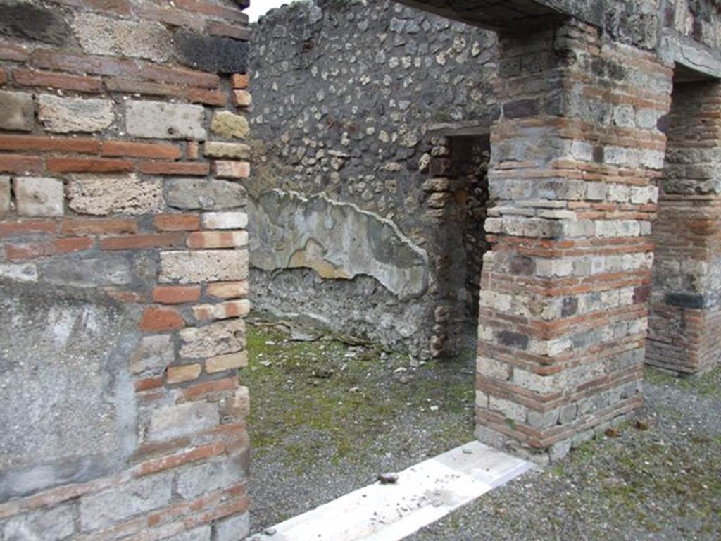IX.8.6 Pompeii. March 2009.  Doorway to Room 15,  Diaeta.