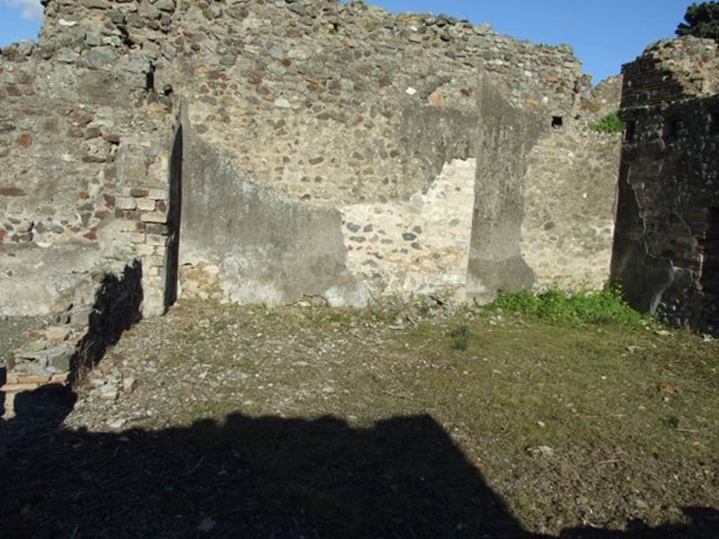 IX.9.a Pompeii. March 2009. Looking towards east wall of garden area, f.