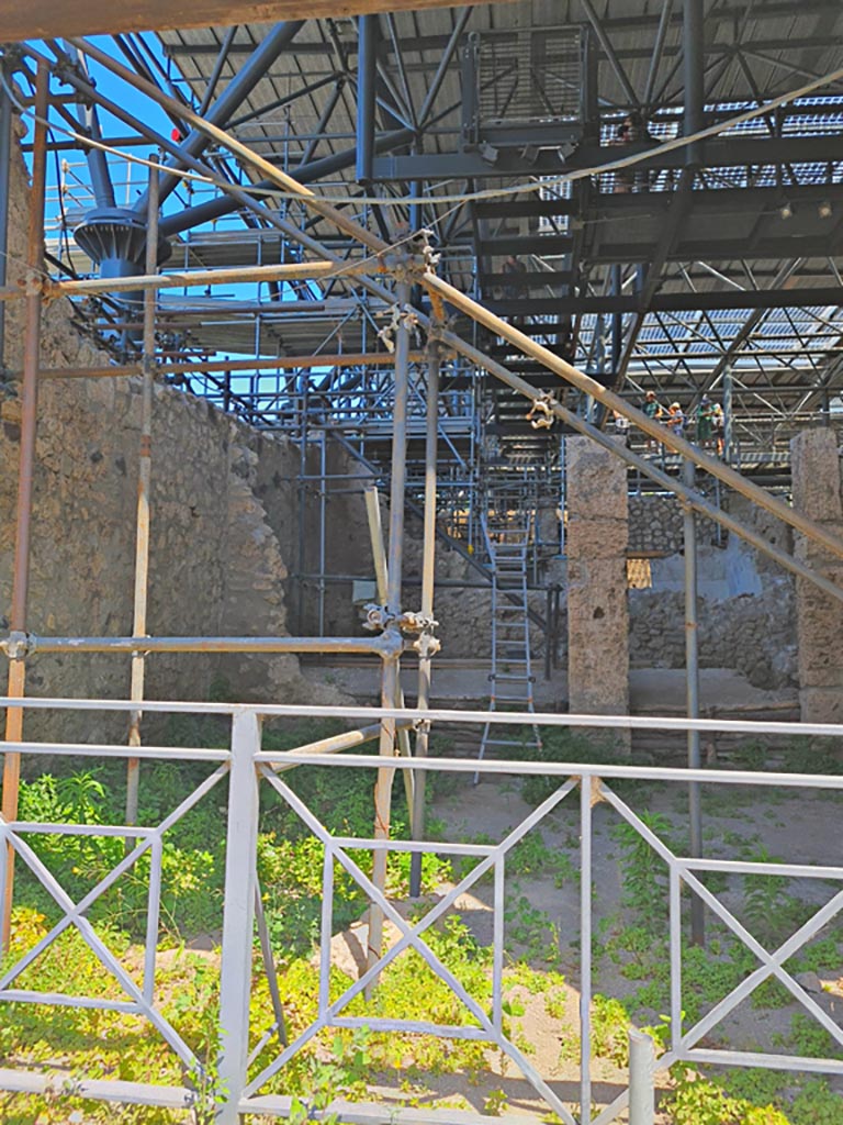 IX.12.1 Pompeii. June 2024. 
Looking north through entrance doorway. Photo courtesy of Giuseppe Ciaramella.
