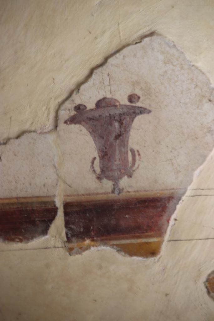 Villa San Marco, Stabiae, October 2022. Room 14, detail from recomposed ceiling. Photo courtesy of Klaus Heese.