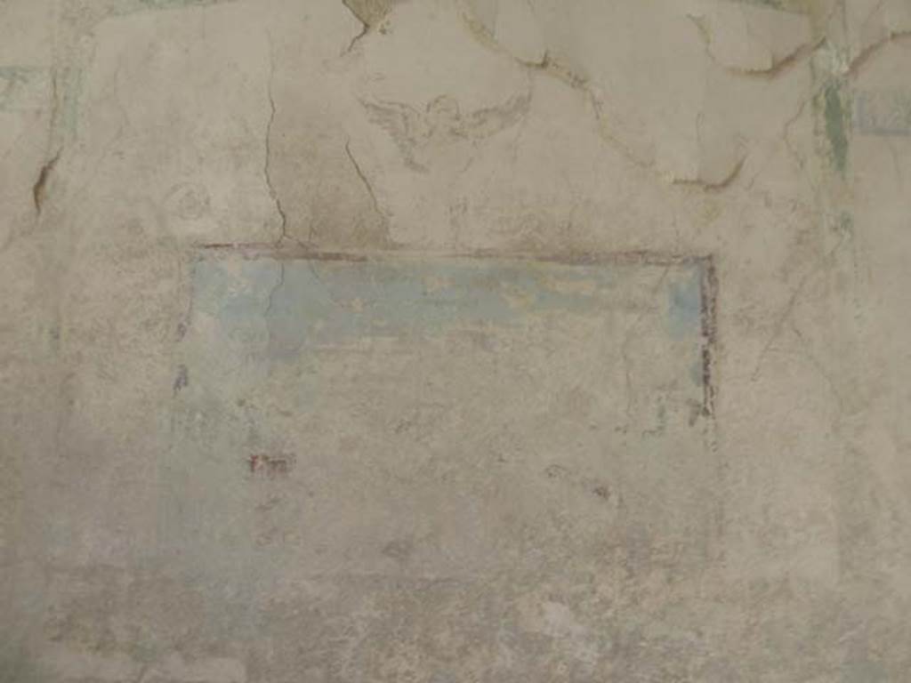 Villa San Marco, Stabiae, September 2015. Room 57, painted panel on west wall.