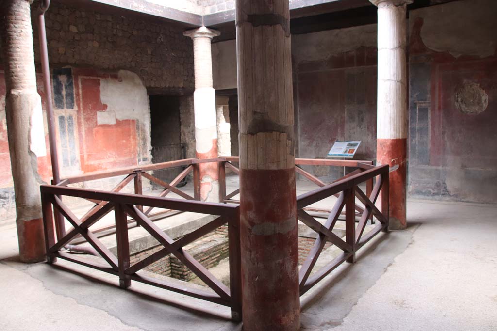 Villa San Marco, Stabiae, September 2019. Room 25, looking north-east across from entrance doorway. Photo courtesy of Klaus Heese. 
