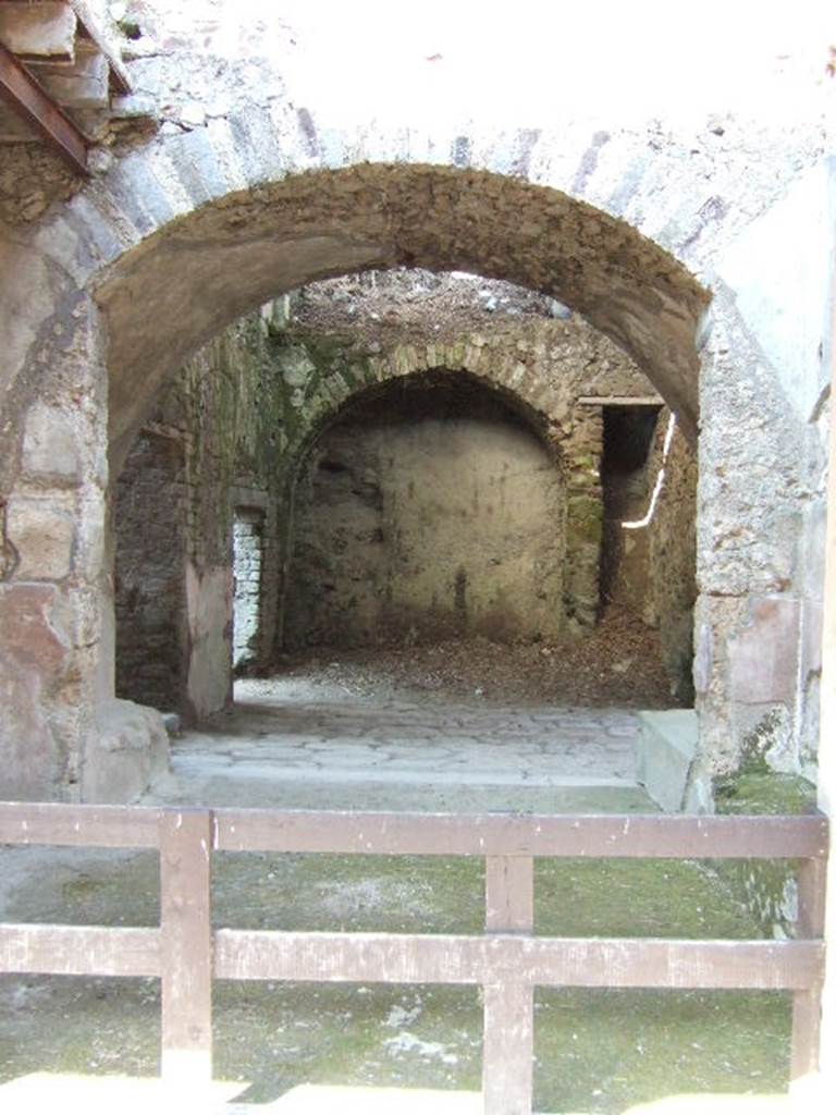 Villa of Mysteries, Pompeii. May 2010. Room 66, looking east into the unexcavated.