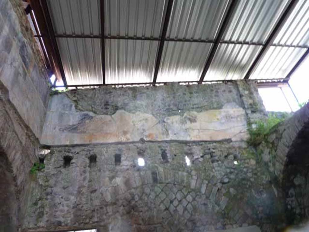Villa of Mysteries, Pompeii. May 2010. Room 66, upper west wall of entrance.