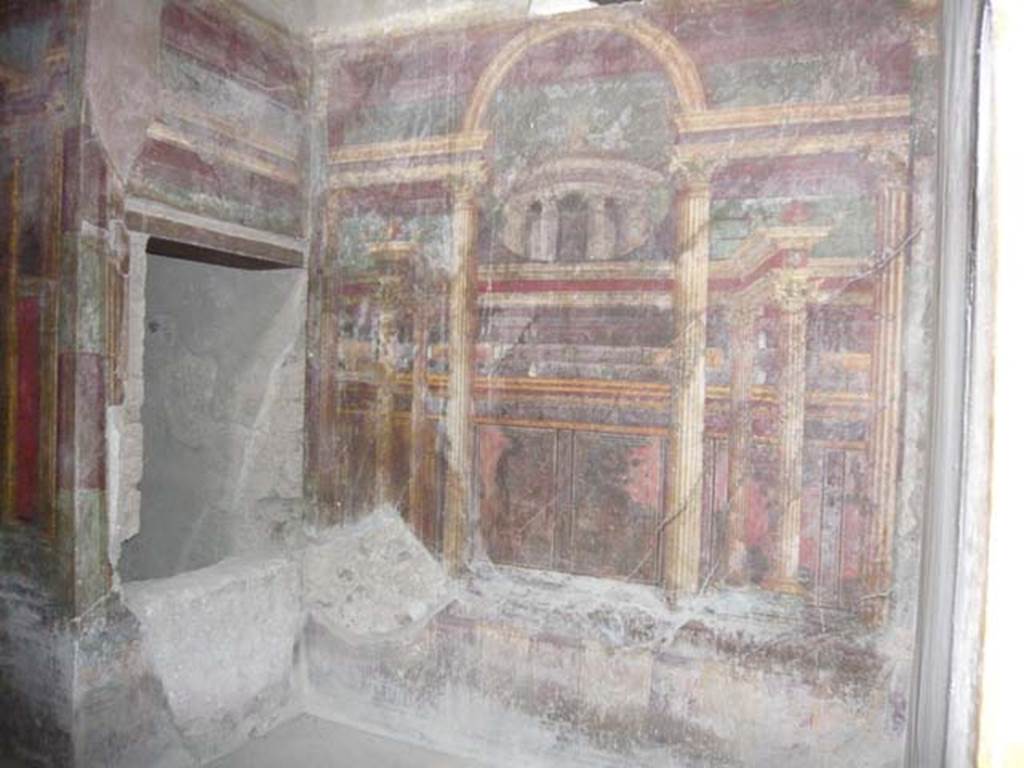 Villa of Mysteries, Pompeii. May 2010. Room 16, south wall.