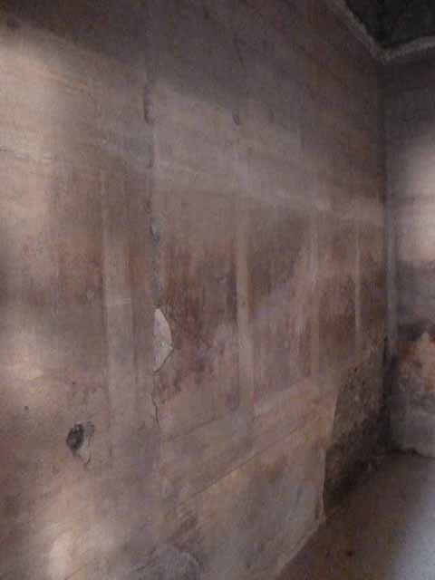 Villa of Mysteries, Pompeii. May 2006. Room 19, cubiculum. West wall.

