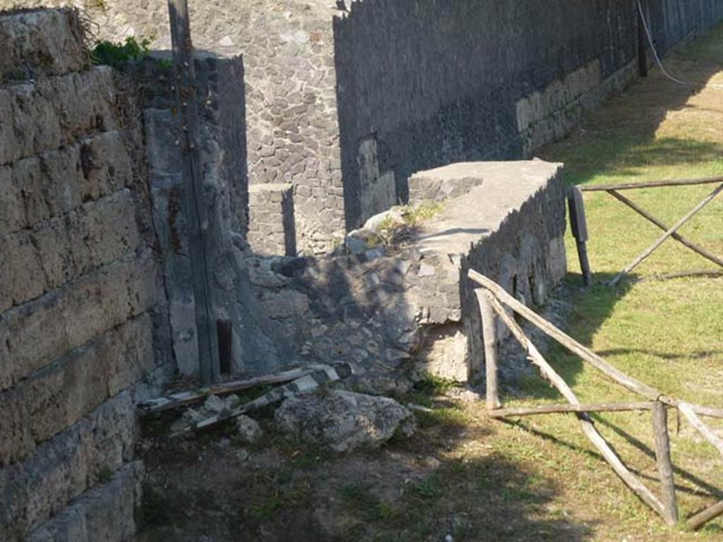 T4 Pompeii. Tower IV. June 2012. Remains of Tower IV on south-east side of city. Photo courtesy of Michael Binns.
