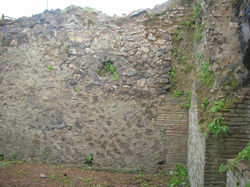 Tower IX, Pompeii. May 2010. East wall and south-east corner of Tower room. Photo courtesy of Ivo van der Graaff.