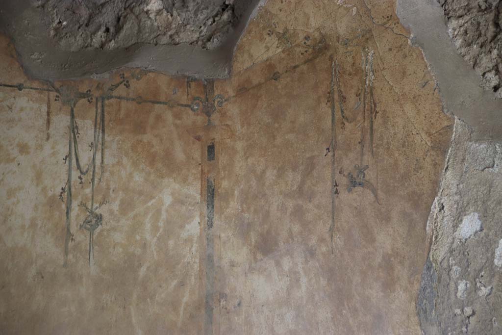 Stabiae, Villa Arianna, June 2019. Room M south wall, looking south through doorway into room N and to room O beyond. Photo courtesy of Buzz Ferebee.
