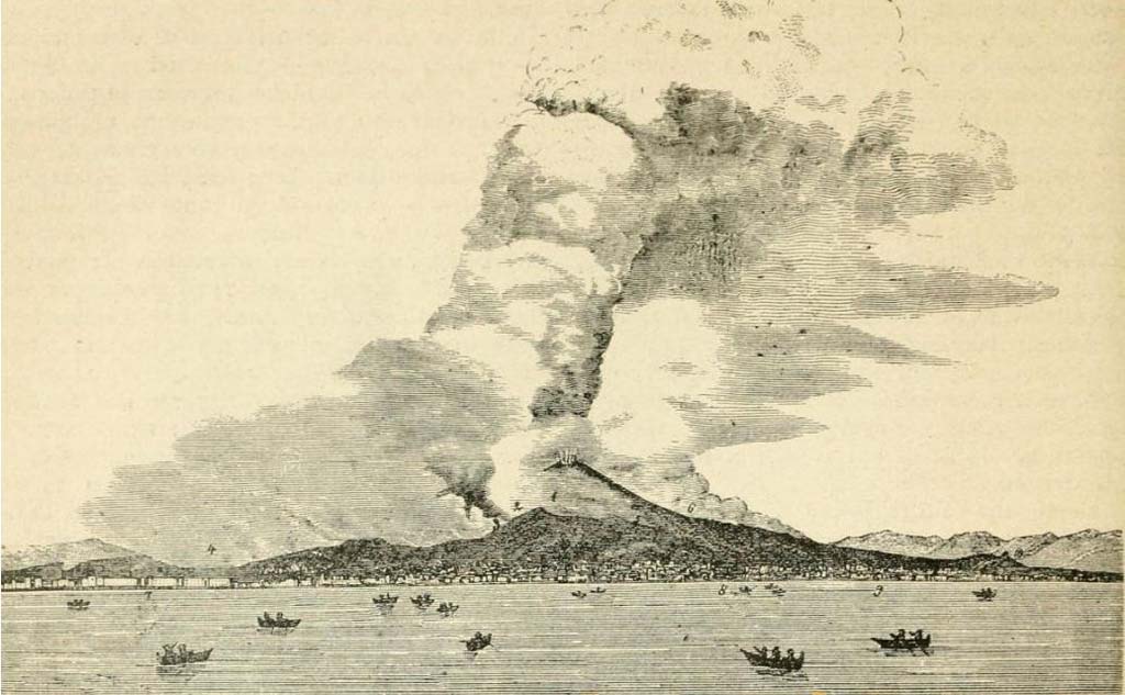 Vesuvius Eruption April 26th, 1872.