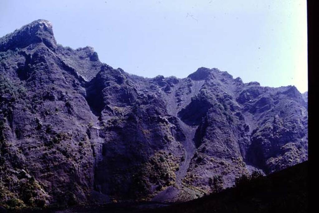 Vesuvius, 1972. Lava landscape. Photo by Stanley A. Jashemski. 
Source: The Wilhelmina and Stanley A. Jashemski archive in the University of Maryland Library, Special Collections (See collection page) and made available under the Creative Commons Attribution-Non-commercial License v.4. See Licence and use details.
J72f0043
