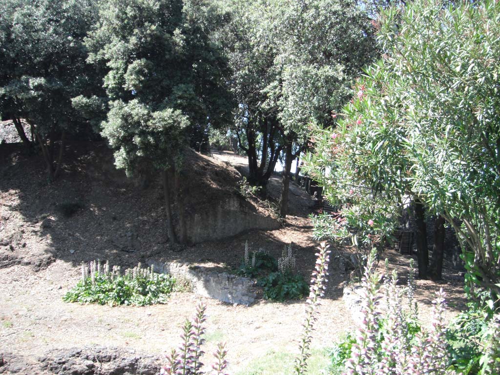 VIII. Pompeii, June 2012.  
Looking north towards rear of Triangular Forum, continuation from above photo. Photo courtesy of Ivo van der Graaff.
